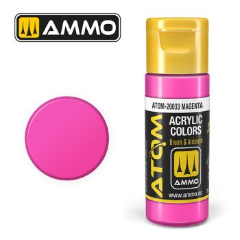 Ammo Mig Jimenez - ATOM ACRYLIC COLOR MAGENTA 20 ML
