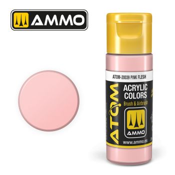 Ammo Mig Jimenez - ATOM ACRYLIC COLOR PINK FLESH 20 ML