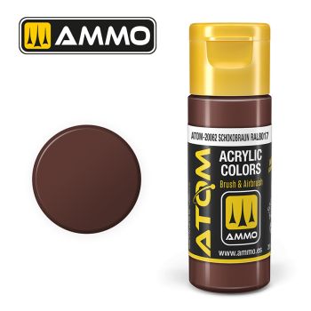 Ammo Mig Jimenez - ATOM ACRYLIC COLOR SCHOKOBRAUN RAL 8017 20 ML