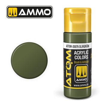 Ammo Mig Jimenez - ATOM ACRYLIC COLOR OLIVGRUN 20 ML