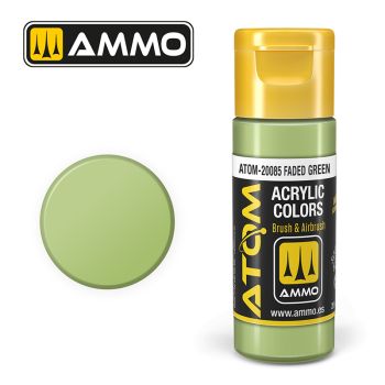 Ammo Mig Jimenez - ATOM ACRYLIC COLOR FADED GREEN 20 ML