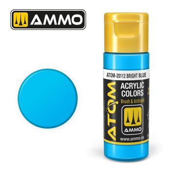 Ammo Mig Jimenez - ATOM ACRYLIC COLOR BRIGHT BLUE 20 ML