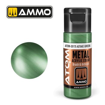Ammo Mig Jimenez - ATOM ACRYLIC METALLIC AOTAKE GREEN 20 ML