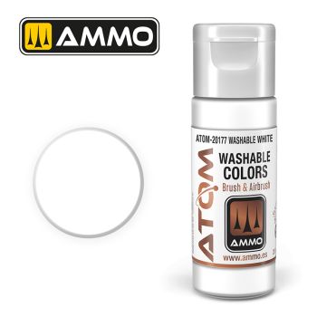Ammo Mig Jimenez - ATOM WASHABLE WHITE 20 ML