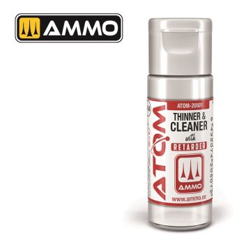 Ammo Mig Jimenez - ATOM THINNER AND CLEANER WITH RETARDER 20 ML (6/24) *