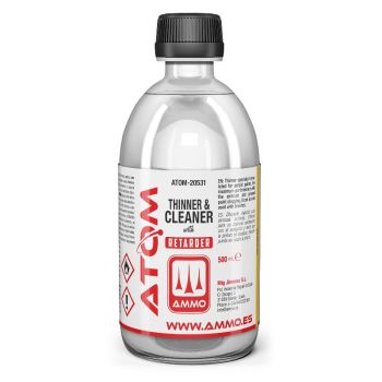 Ammo Mig Jimenez - ATOM THINNER AND CLEANER WITH RETARDER (500ML)