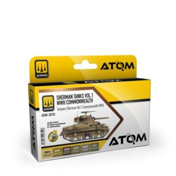 Ammo Mig Jimenez - ATOM SHERMAN TANKS VOL 1 WWII COMMONWEALTH SET  (03/25) *