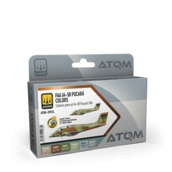 Ammo Mig Jimenez - ATOM FAA IA-58 PUCARA COLORS SET (03/25) *
