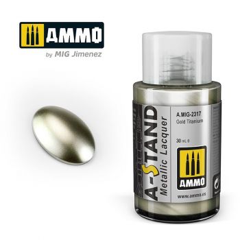 Ammo Mig Jimenez - AMMO A-STAND GOLD TITANIUM 30ML JAR