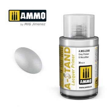 Ammo Mig Jimenez - AMMO A-STAND GREY PRIMER en MICROFILLER 30ML JAR