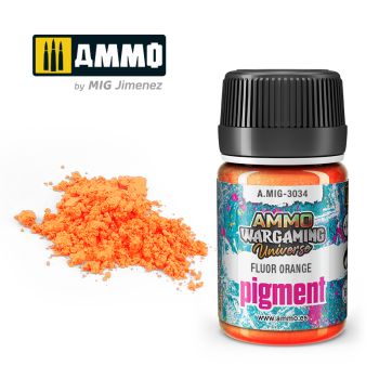 Ammo Mig Jimenez - WARGAMING PIGMENT FLUOR ORANGE 35 ML