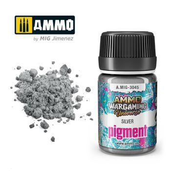 Ammo Mig Jimenez - WARGAMING PIGMENT SILVER 35 ML