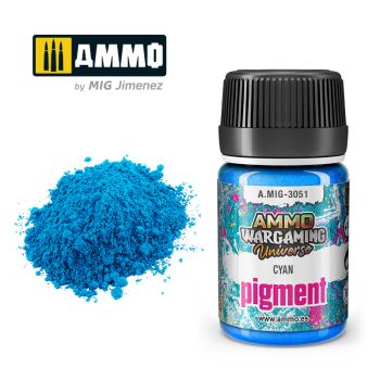 Ammo Mig Jimenez - WARGAMING PIGMENT CYAN 35 ML