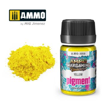 Ammo Mig Jimenez - WARGAMING PIGMENT YELLOW 35 ML