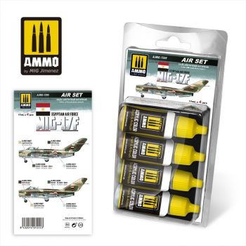 Ammo Mig Jimenez - MIG-17F EGYPTIAN AIR FORCE SET 4 JARS 17 ML