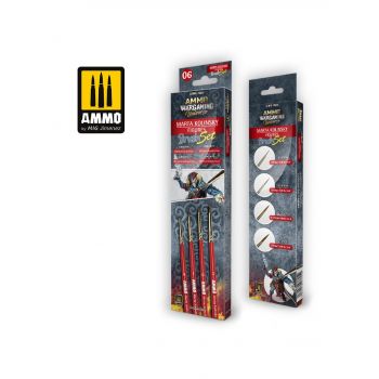 Ammo Mig Jimenez - AMMO WARGAMING MARTA KOLINSKY FIGURES BRUSH SET