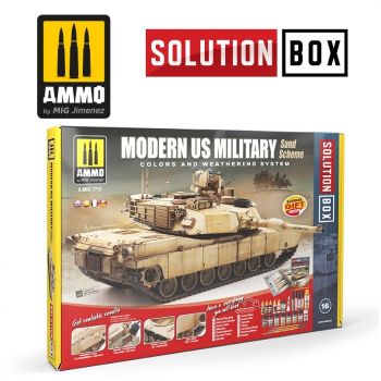 Mig - Solution Box Modern Us Military Sand Scheme (1/22) *mig7712