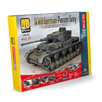 Ammo Mig Jimenez - SOLUTION BOX MINI 33 - WWII GERMAN PANZER GREY