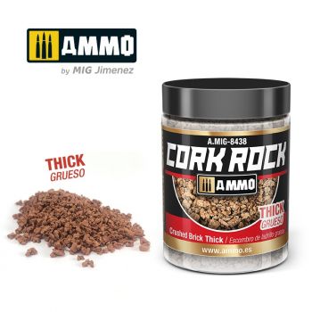 Ammo Mig Jimenez - TERRAFORM CORK ROCK CRUSHED BRICK THICK JAR 100 ML