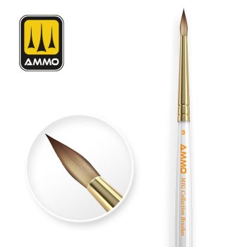 Ammo Mig Jimenez - AMMO MIG COLLECTION BRUSHES CONICAL Ø3 (4/24) *