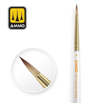 Ammo Mig Jimenez - AMMO MIG COLLECTION BRUSHES CONICAL Ø2 (4/24) *