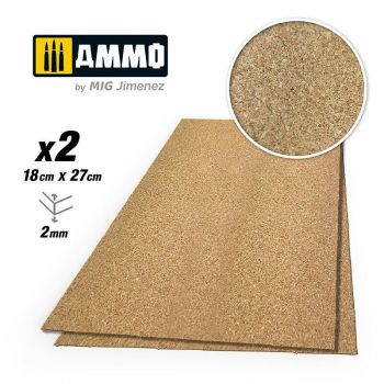 Ammo Mig Jiminez - AMMO CREATE CORK FINE GRAIN 2MM 2X