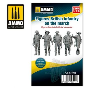 Mig - 1/72 Figures British Infantry On The March (3/22) *mig8918