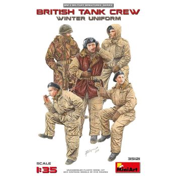MiniArt - 1/35 BRITISH TANK CREW (WINTER UNIFORM) (05/25)