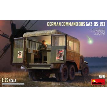 MiniArt - 1/35 GERMAN COMMAND BUS GAZ-05-193
