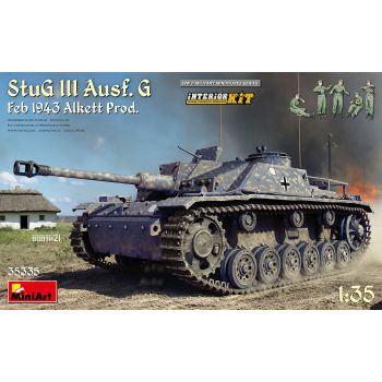 Miniart - 1/35 Sug Iii Ausf. G Feb 1943 Alkett Interior Kit (1/22) *min35335