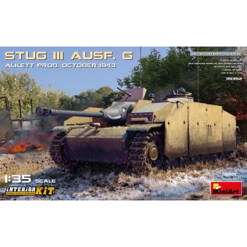 MiniArt - 1/35 STUG III AUSF. G ALKETT OCTOBER 1943 INT. KIT (1/24) *