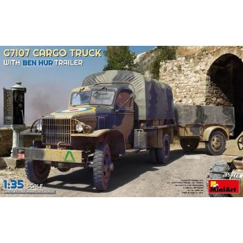 MiniArt - 1/35 G7107 CARGO TRUCK WITH BEN HUR TRAILER