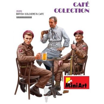 Miniart - 1/35 British Soldiers In Cafe Wwii (?/22) *min35392