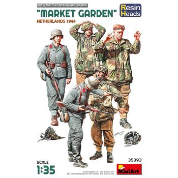 Miniart - 1/35 Market Garden Netherlands 1944. Resin Heads (1/22) *min35393