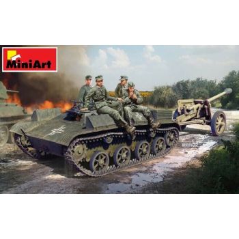 MiniArt - 1/35 GERMAN ARTIL. TRACTOR T-60 W/PAK 40 GUN en CREW (?/23) *