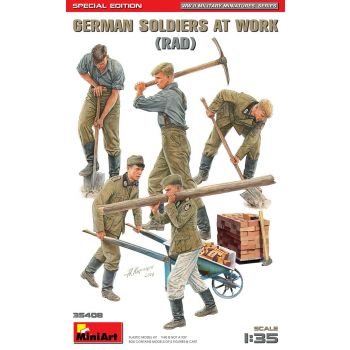 MiniArt - 1/35 GERMAN SOLDIERS AT WORK (RAD) WWII (?/22) *