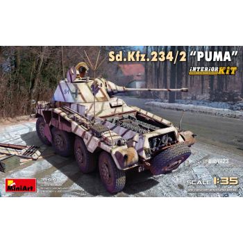 MiniArt - 1/35 SD.KFZ 234/2 PUMA INTERIOR KIT