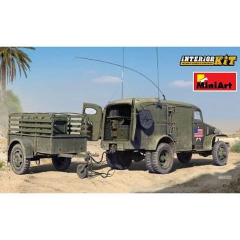 MiniArt - 1/35 U.S. ARMY K-51 RADIO TRUCK W/ K-52 TRAILER (?/23) *