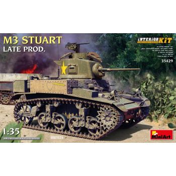 MiniArt - 1/35 M3 STUART LATE PROD. INTERIOR KIT (05/25)