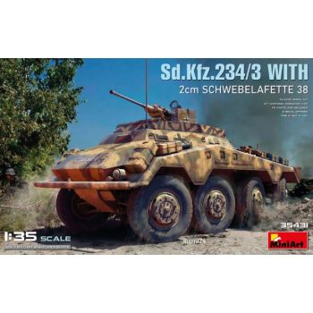 MiniArt - 1/35 SF.KFZ. 234/3 WITH 2cm SCHWEBELAFETTE 38 (12/24) *