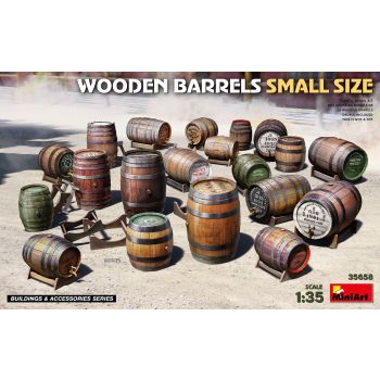 MiniArt - 1/35 WOODEN BARRELS SMALL SIZE