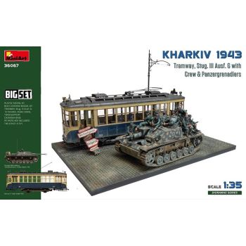 MiniArt - 1/35 KHARKIV 1943:TRAM en STUG.III W/CREW. BIG SET (01/25) *