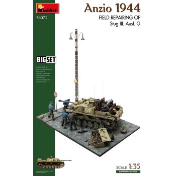 MiniArt - 1/35 ANZIO 1944. FIELD REPAIR OF STUG III. AUSF. G. (05/25)
