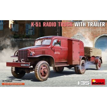 MiniArt - 1/35 K-51 RADIO TRUCK W/TRAILER