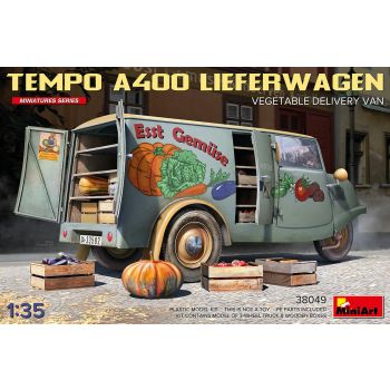 MiniArt - 1/35 TEMPO A400 LIEFERWAGEN VEGETABLE DELIVERY VAN (10/22) *