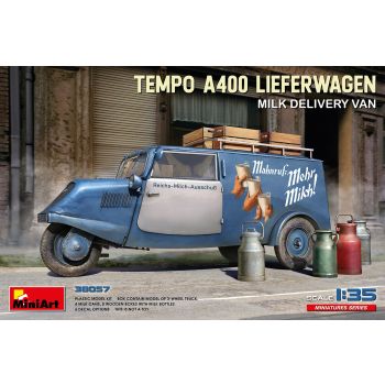 MiniArt - 1/35 TEMPO A400 LIEFERWAGEN MILK DELIVERY VAN