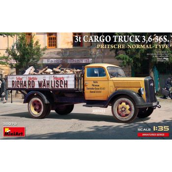 MiniArt - 1/35 3T CARGO TRUCK 3,6-36S PRITISCHE