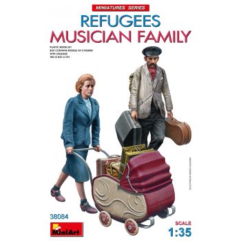 MiniArt - 1/35 REFUGEES MUSICIAN FAMILY (12/23) *