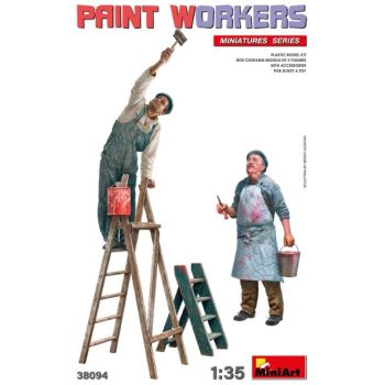 MiniArt - 1/35 PAINT WORKERS WITH ACCESSORIES (01/25) *