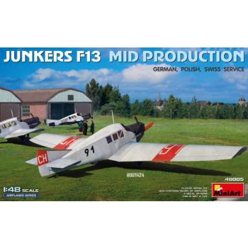 MiniArt - 1/48 JUNKERS F13.MID PROD.GERM,POL,SWISS SERVICE (04/25) *